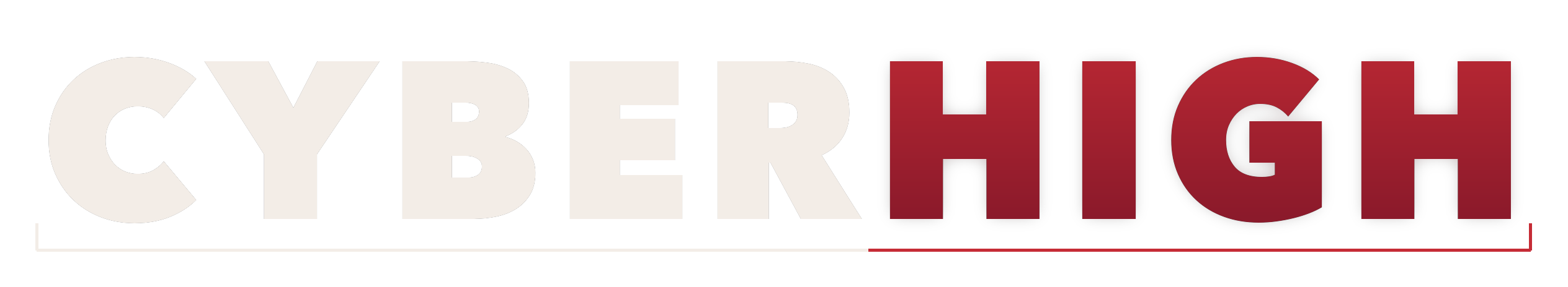 CYBERHIGH logo clair